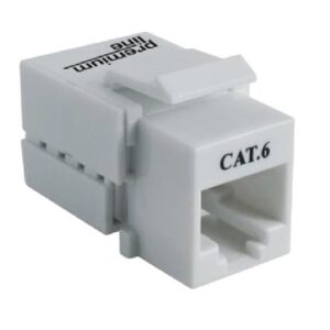Premium-Line 106111010 Cat6 90 Unshielded Keystone Jack