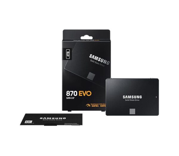 Samsung SSD 870 EVO 4TB 2.5 inches Internal – MZ-77E4T0BW - Image 2